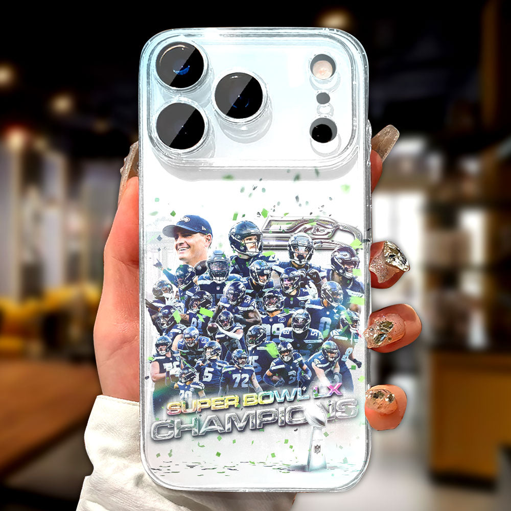 Seattle Seahawks 2025 Super Bowl LX Champions Phone Case – TMTHU3865