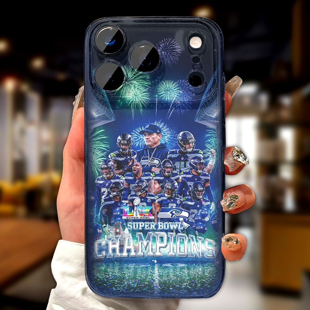 Seattle Seahawks 2025 Super Bowl LX Champions Phone Case – TMTHU3884