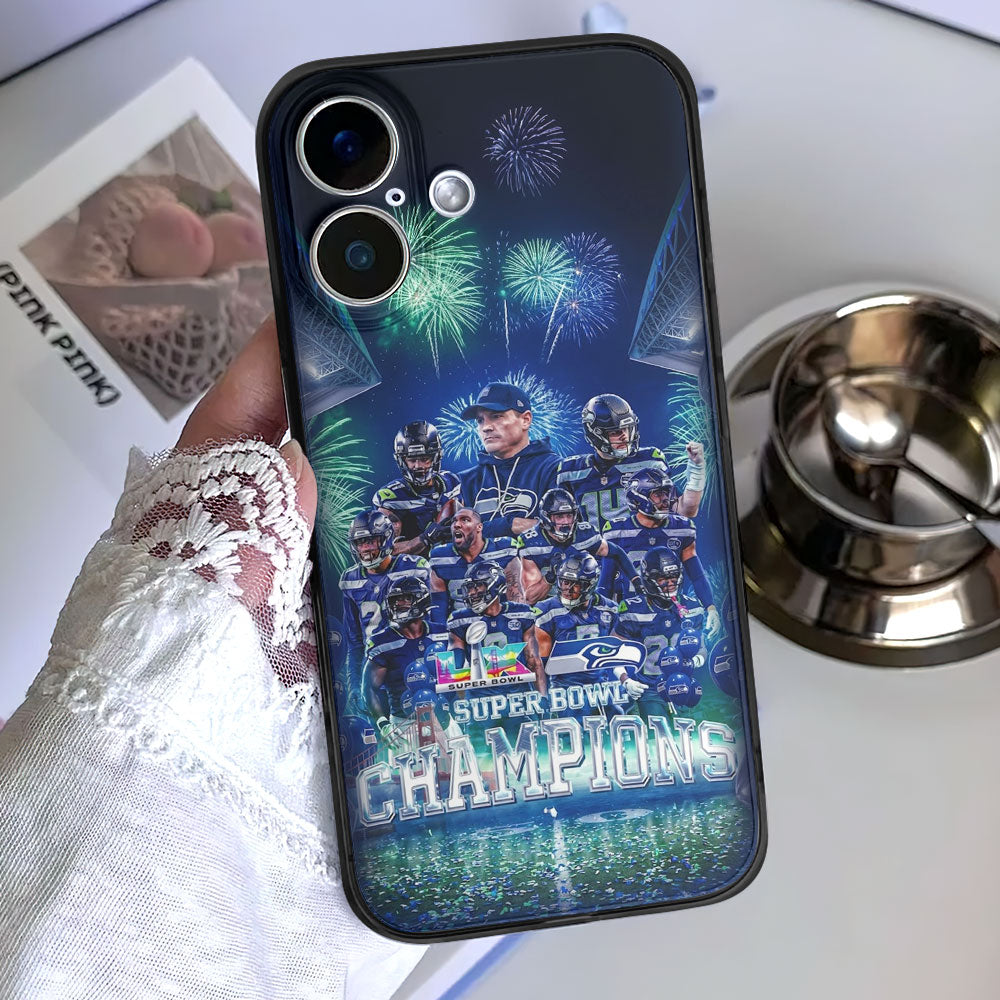 Seattle Seahawks 2025 Super Bowl LX Champions Phone Case – TMTHU3884