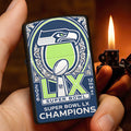 Seattle Seahawks 2025 Super Bowl LX Champions Zippo Lighter Case (No Insert) – TANTN21025