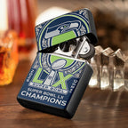Seattle Seahawks 2025 Super Bowl LX Champions Zippo Lighter Case (No Insert) – TANTN21025