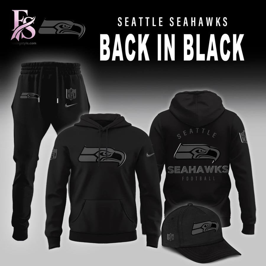 Seattle Seahawks 2026 Back In Black Hoodie