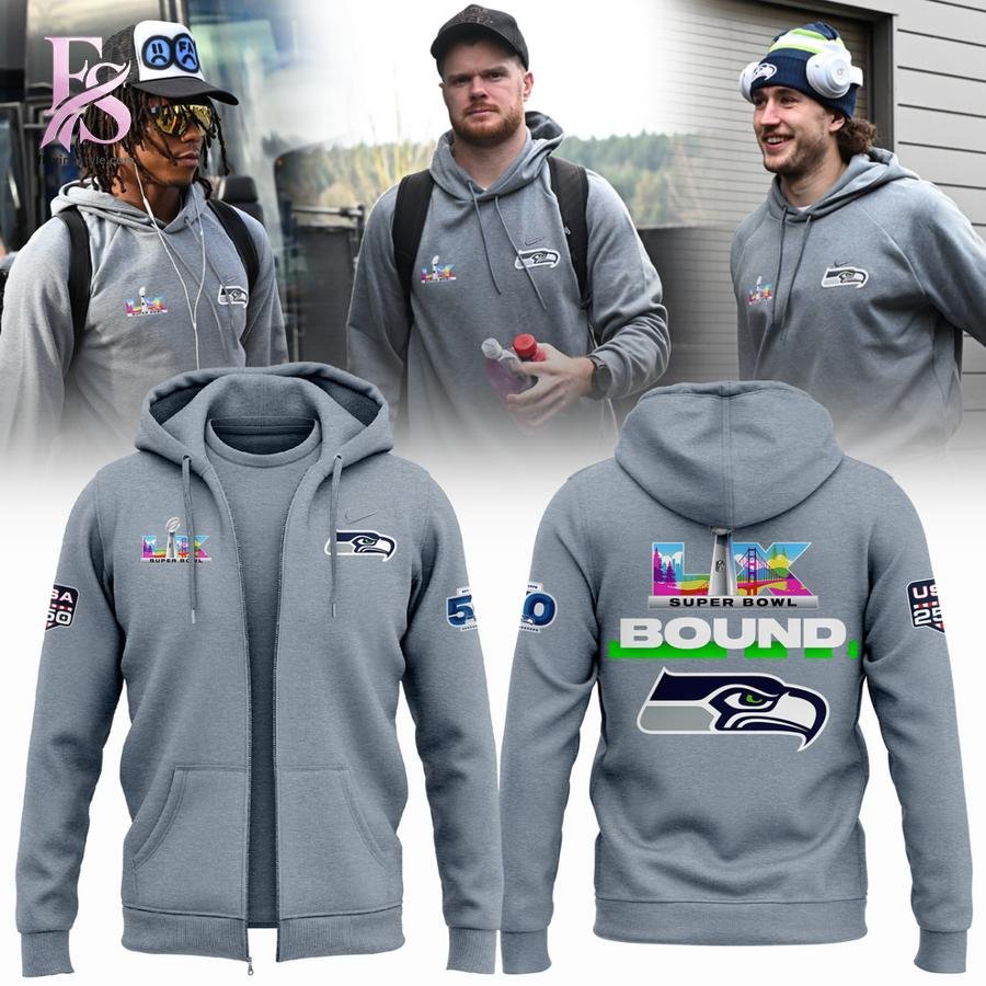 Seattle Seahawks 2026 Bowl LX Zip Hoodie