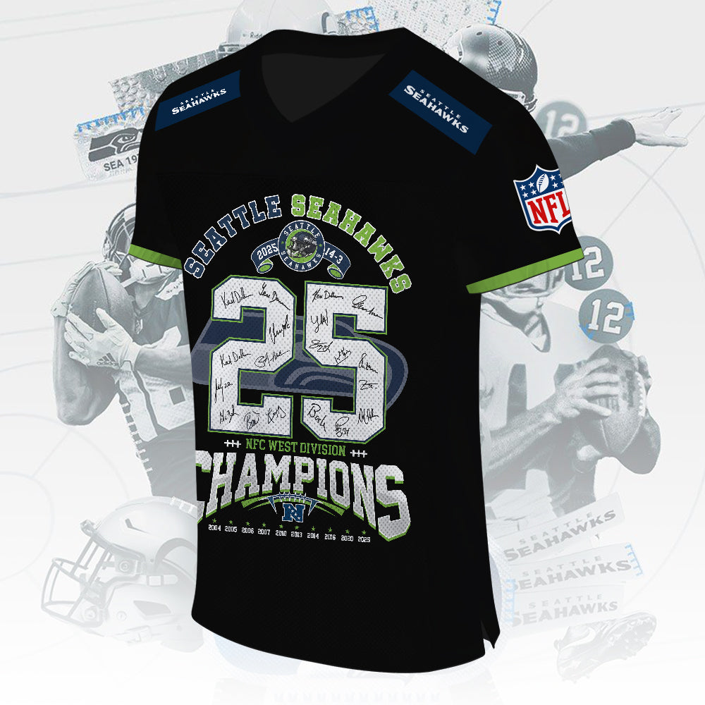 Seattle Seahawks 3D Football Jersey – TMTHU3768
