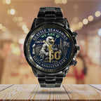 Seattle Seahawks 50th Anniversary 2026 Black Stainless Steel Watch – TANTN16079