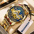 Seattle Seahawks 50th Anniversary Alloy Luxury Quartz Watch – MAITM14393
