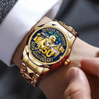 Seattle Seahawks 50th Anniversary Alloy Luxury Quartz Watch – MAITM14393