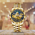 Seattle Seahawks 50th Anniversary Alloy Luxury Quartz Watch – MAITM14393