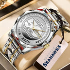 Seattle Seahawks 50th Anniversary Alloy Luxury Quartz Watch – MAITM14448