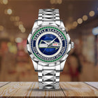 Seattle Seahawks 50th Anniversary Alloy Luxury Quartz Watch – HOATT15711