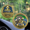 Seattle Seahawks 50th Anniversary Custom shape 2-sided Acrylic Car Ornament – MAITM14460
