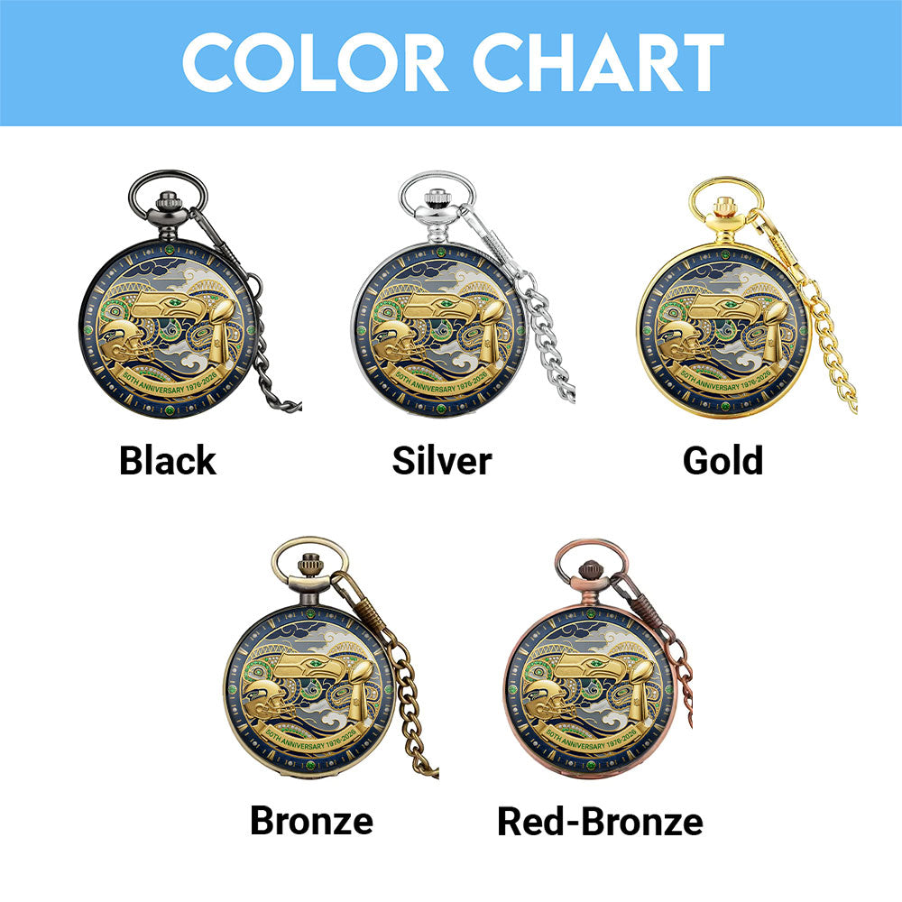 Seattle Seahawks 50th Anniversary Pocket Watch – MAITM14585