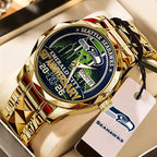 Seattle Seahawks Alloy Luxury Quartz Watch – TMTHU3075