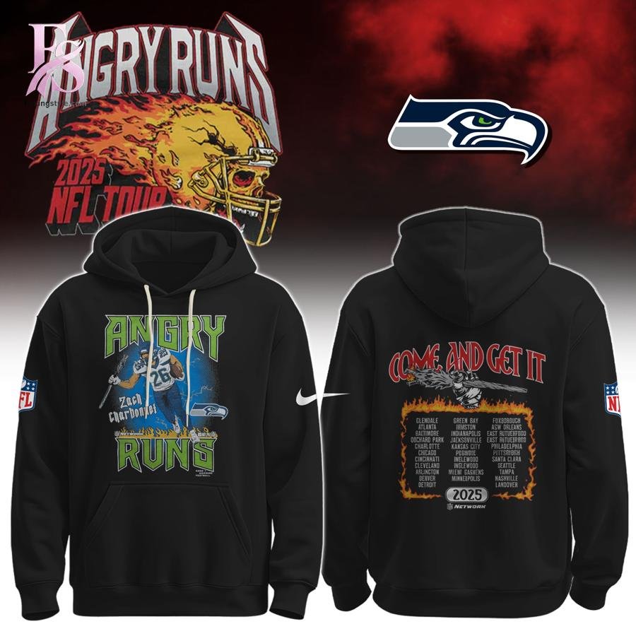 Seattle Seahawks Angry Runs Hoodie