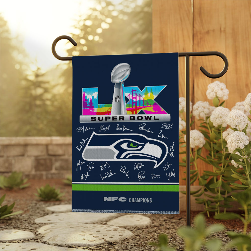 Seattle Seahawks Double-side Garden Flag – TMTHU3480