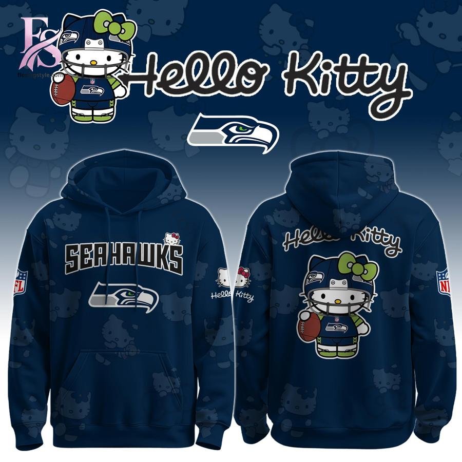 Seattle Seahawks Hello Kitty 2026 Hoodie