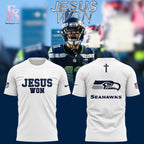 Seattle Seahawks Jesus Won Shirt