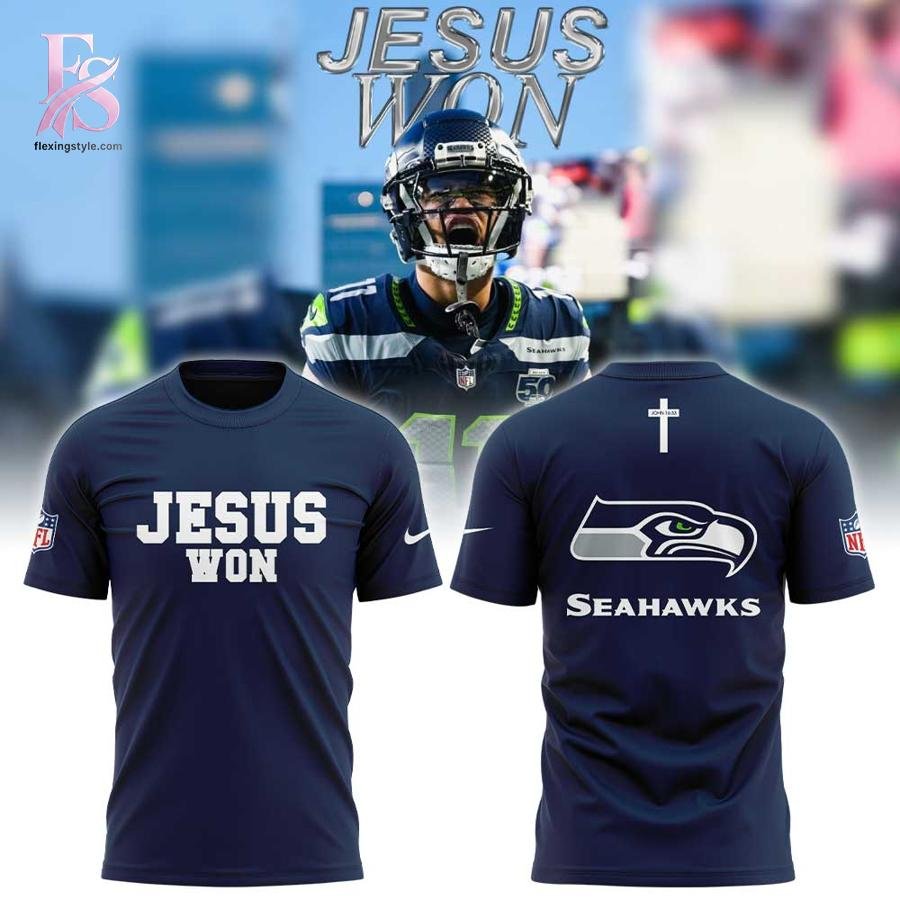 Seattle Seahawks Jesus Won Shirt