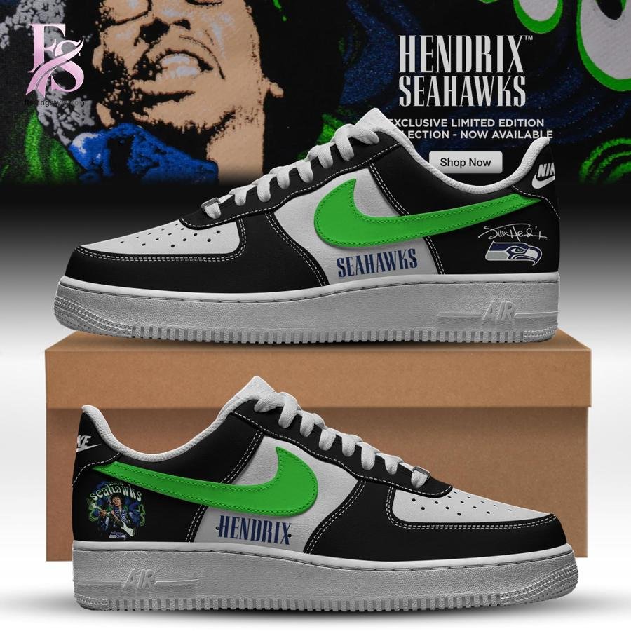 Seattle Seahawks Jimi Hendrix Nike Air Force 1