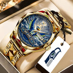 Seattle Seahawks Super Bowl LX 2025 Alloy Luxury Quartz Watch – TANTN20830