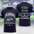 Seattle Seahawks Super Bowl LX Champions 3D Apparel – MAITM14775