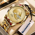 Seattle Seahawks Super Bowl LX Champions Alloy Luxury Quartz Watch – MAITM14774