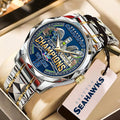 Seattle Seahawks Super Bowl LX Champions Alloy Luxury Quartz Watch – MAITM14781