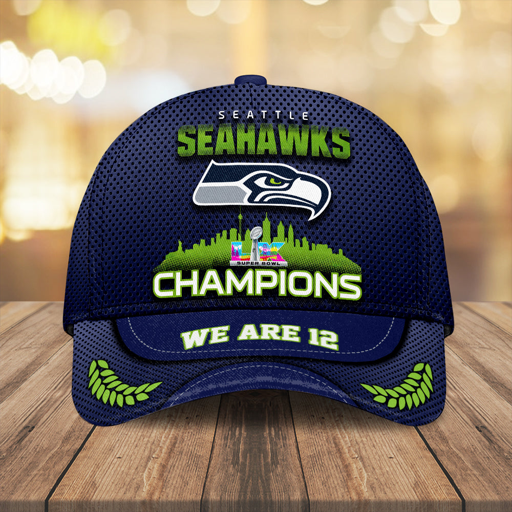 Seattle Seahawks Super Bowl LX Champions Classic Cap – MAITM14862