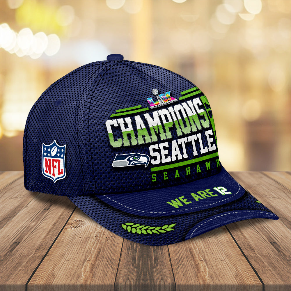 Seattle Seahawks Super Bowl LX Champions Classic Cap – MAITM14897