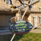 Seattle Seahawks Super Bowl LX Champions Custom Shape 2-sided Keychain – MAITM14810