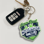 Seattle Seahawks Super Bowl LX Champions Custom Shape 1-sided Keychain – MAITM14831