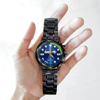 Seattle Seahawks x Rolex Black Stainless Steel Watch – MAITM14683