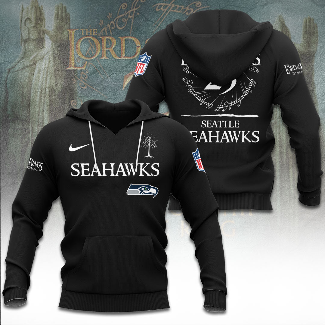Seattle Seahawks x The Lord of The Rings 25 Years 3D Apparel – TANTN19581