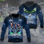 Seattle Seahawks 2025 Super Bowl LX Champions 3D Apparel – GNE5002