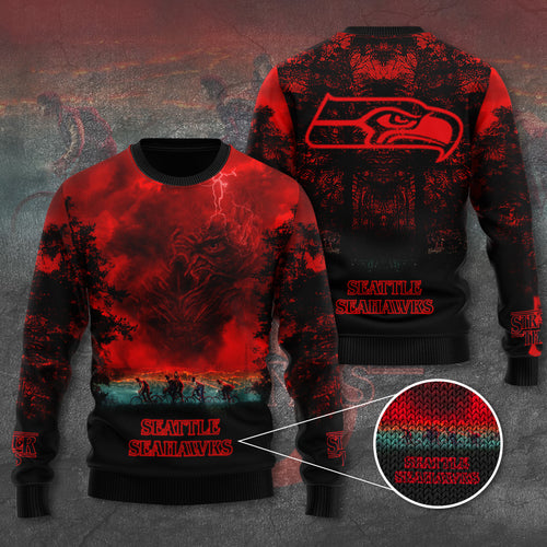 Seattle Seahawks x Stranger Things Ugly Sweater – TANTN17527