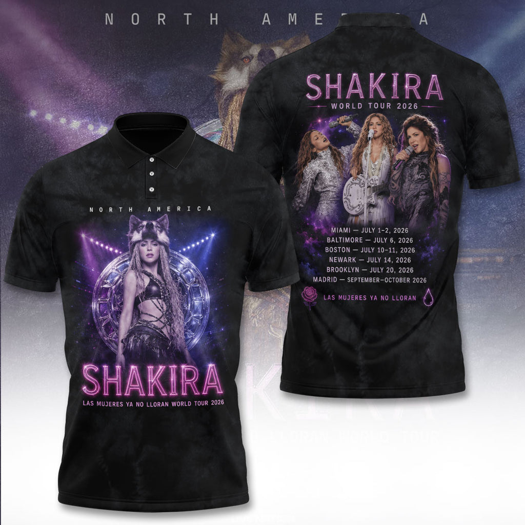 Shakira Tour 2026 3D Apparel – TANTN24228