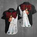 Elvis Presley Short Sleeve Button-Down Shirt – NGHIAVT 0011