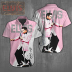 Elvis Presley Short Sleeve Button-Down Shirt – NGHIAVT 0002