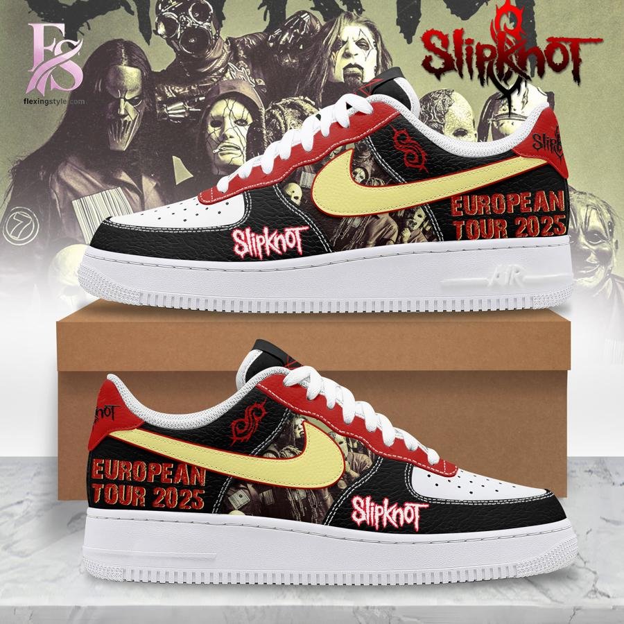 Slipknot European Tour 2025 Air Force Shoes