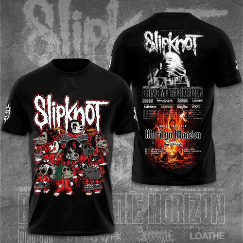 Slipknot Tour 2027 3D Apparel – GNE9005
