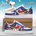 Snoopy Christmas Merry Snoopmas Air Force Shoes