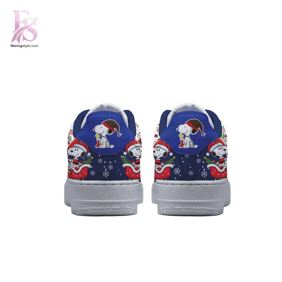 Snoopy Christmas Merry Snoopmas Air Force Shoes