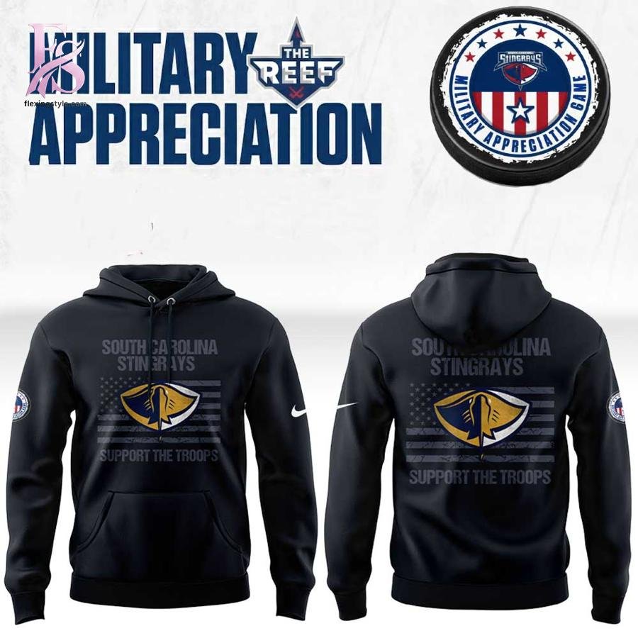 South Carolina Stingrays Military Appreciation Night Hoodie