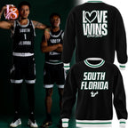 South Florida Bulls Coach Amir Love Wins Sweatshirt