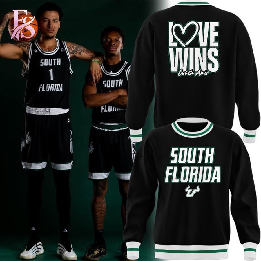 South Florida Bulls Coach Amir Love Wins Sweatshirt