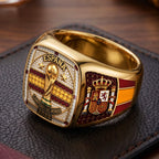 Spain National Team 2026 FIFA World Cup Champions 3D Engraved Ring – TMTHU7720