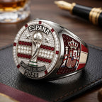 Spain National Team 2026 FIFA World Cup Champions 3D Engraved Ring – TMTHU7720