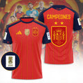 Spain National Team 2026 FIFA World Cup Champions 3D Apparel – TANTN24386