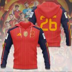 Spain National Team 2026 FIFA World Cup Champions 3D Apparel – TANTN24387