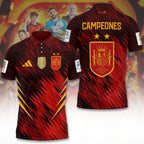 Spain National Team 2026 FIFA World Cup Champions 3D Apparel – TANTN24427